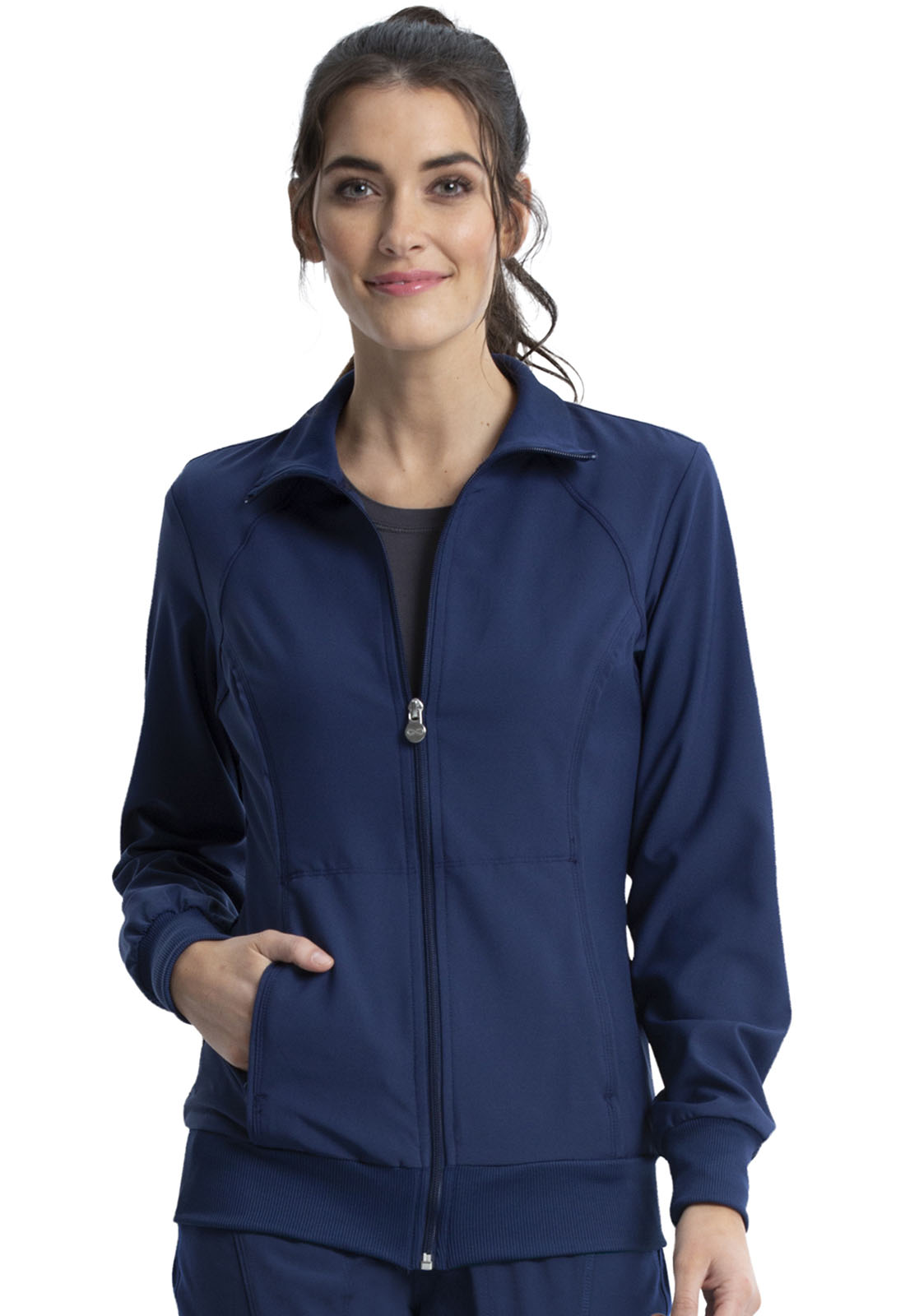 Infinity Ladies Scrub Jacket - Image 3