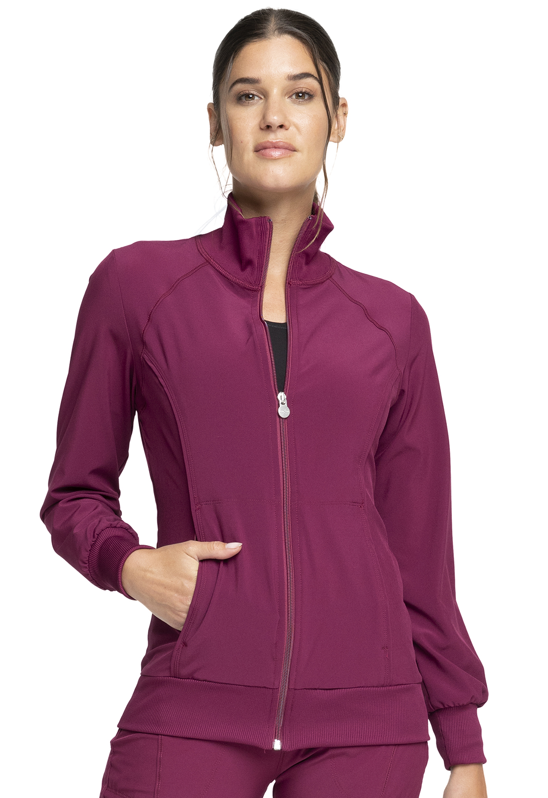 Infinity Ladies Scrub Jacket - Image 2