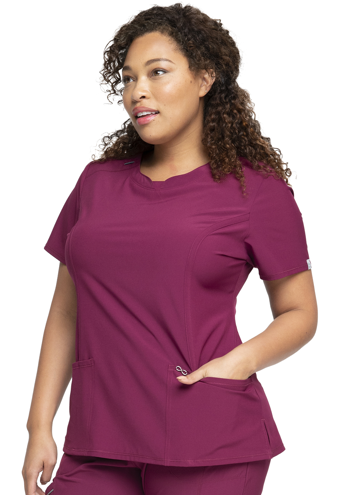 Short Sleeve Round Neck Top - Image 4