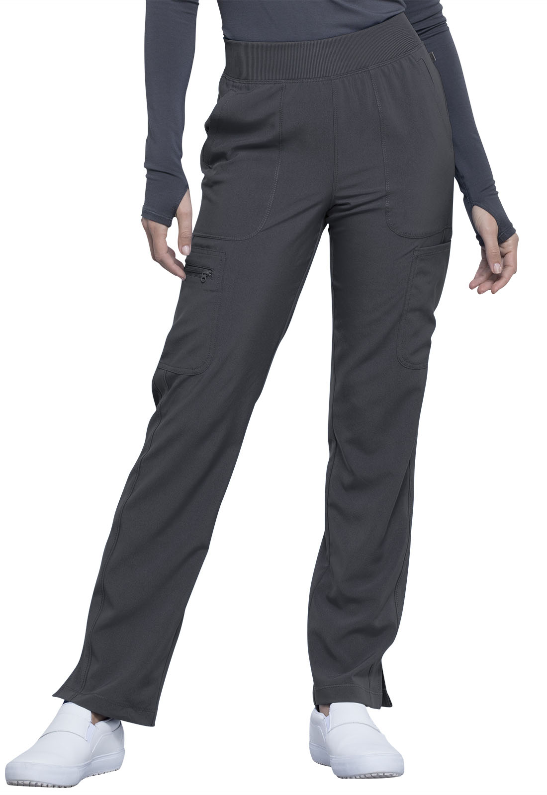 Mid Rise Tapered Leg Pull-on Pant - Image 3