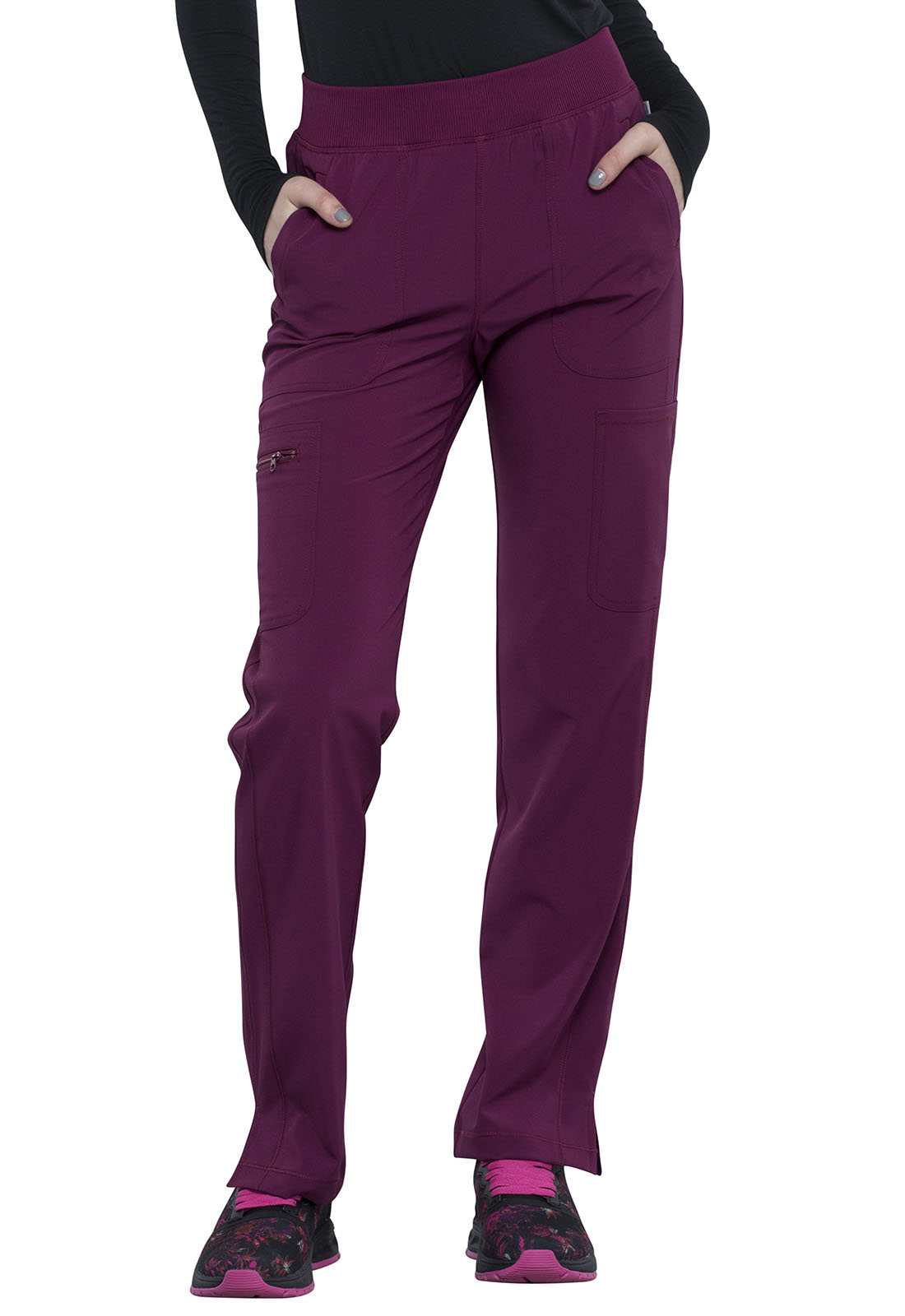 Mid Rise Tapered Leg Pull-on Pant - Image 4