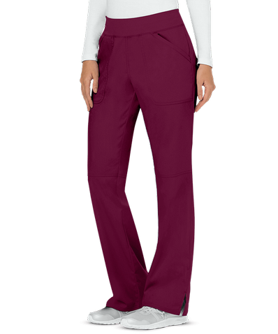 Cherokee Women's Mid Rise Straight Leg Petite Pull-on Pant - Image 5