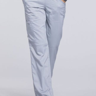 Cherokee Women's Tall Mid Rise Straight Leg Pull-On Pant