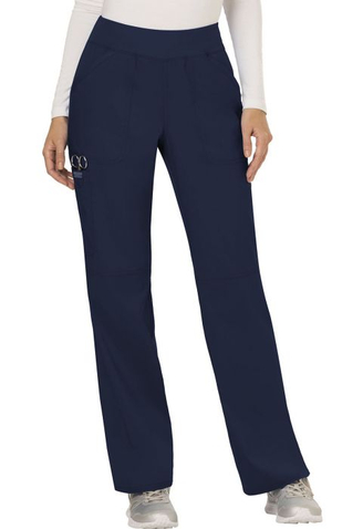 Cherokee Women's Tall Mid Rise Straight Leg Pull-On Pant - Image 3