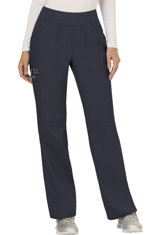 Cherokee Women's Tall Mid Rise Straight Leg Pull-On Pant - Image 4