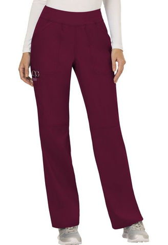 Cherokee Women's Tall Mid Rise Straight Leg Pull-On Pant - Image 5
