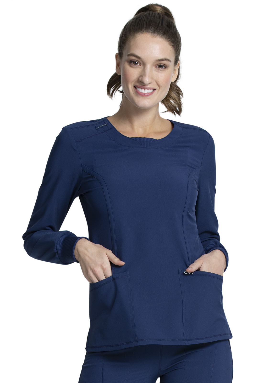 Long Sleeve Round Neck Top - Image 4