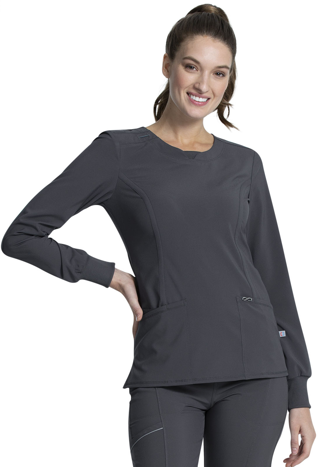 Long Sleeve Round Neck Top - Image 3
