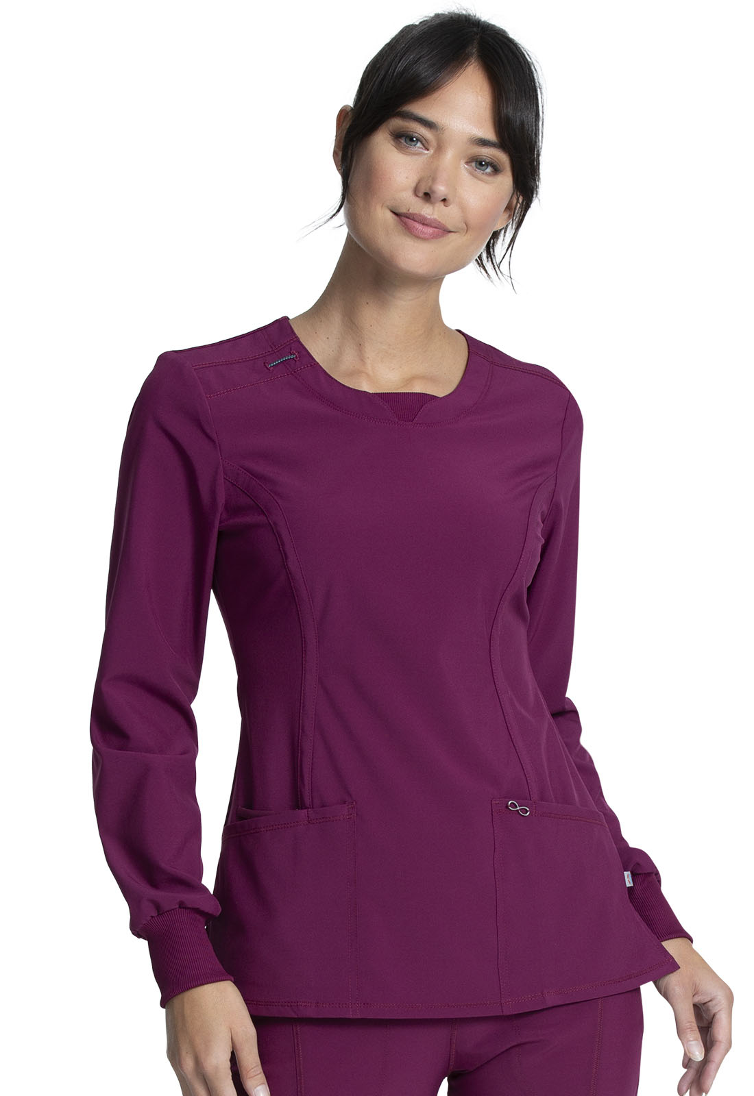 Long Sleeve Round Neck Top - Image 2