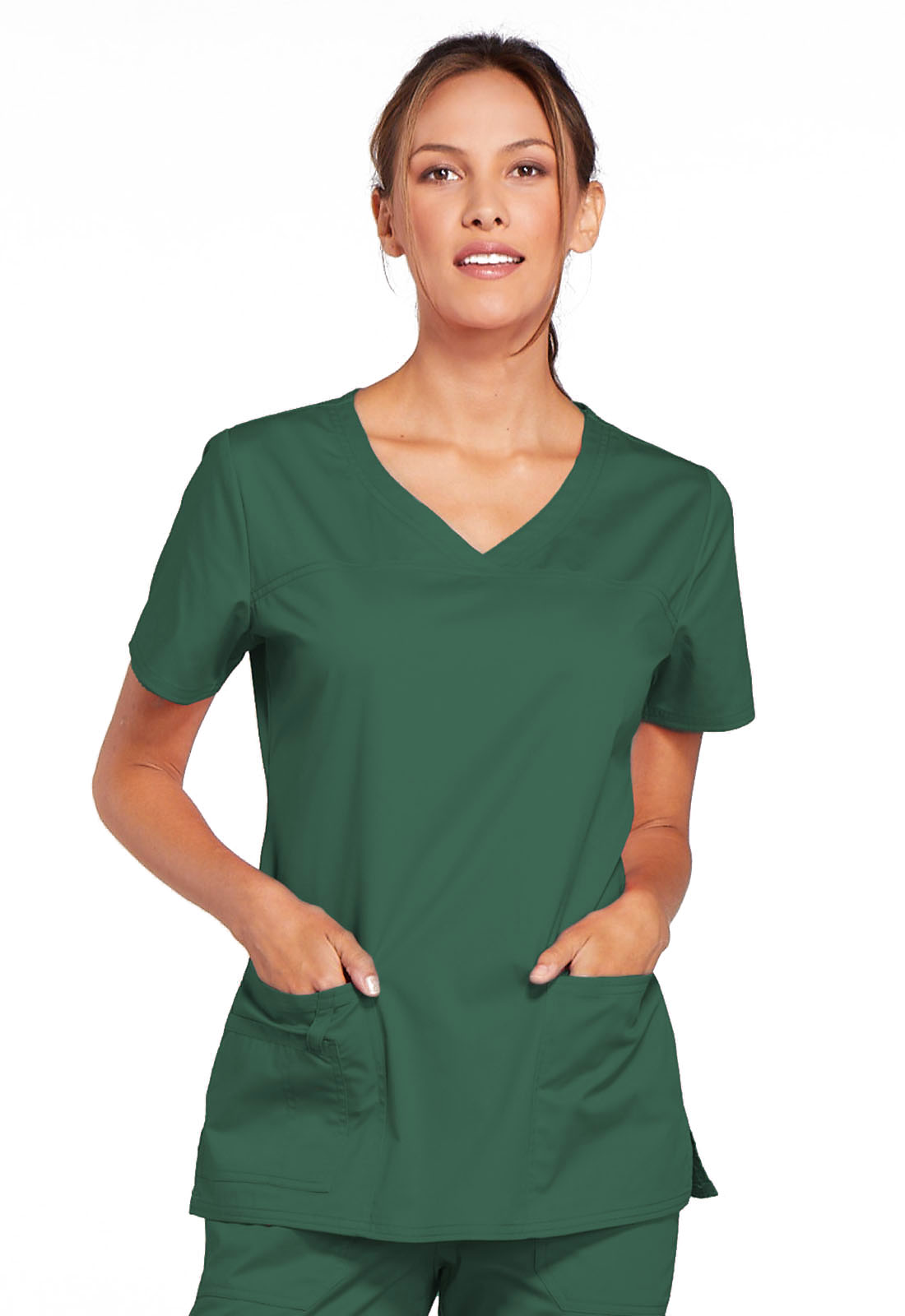Cherokee Women's Workwear Scrubs Premium Core Stretch V-Neck Top - Image 9