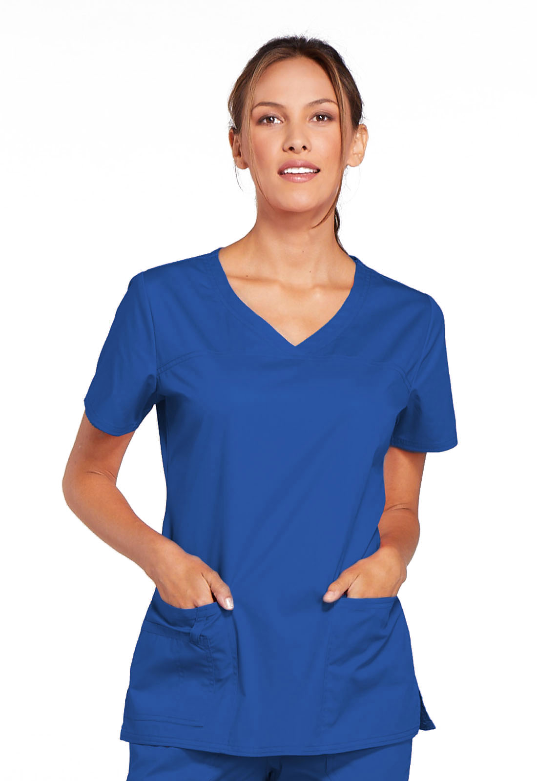 Cherokee Women's Workwear Scrubs Premium Core Stretch V-Neck Top - Image 7
