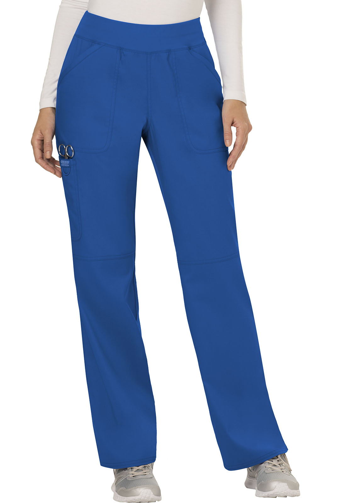 Cherokee Women's Tall Mid Rise Straight Leg Pull-On Pant - Image 10